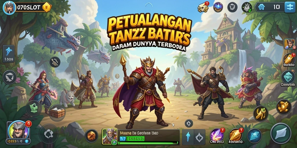 Tampilan gameplay menakjubkan di dunia terbuka 070SLOT.