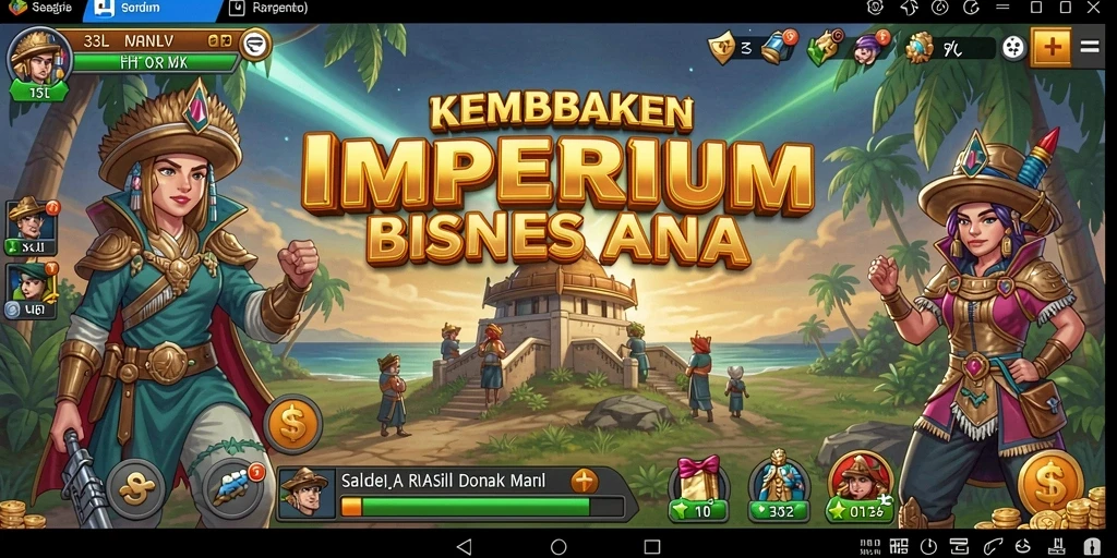 Screenshot gameplay Tycoon 33L yang seru dan mendalam.