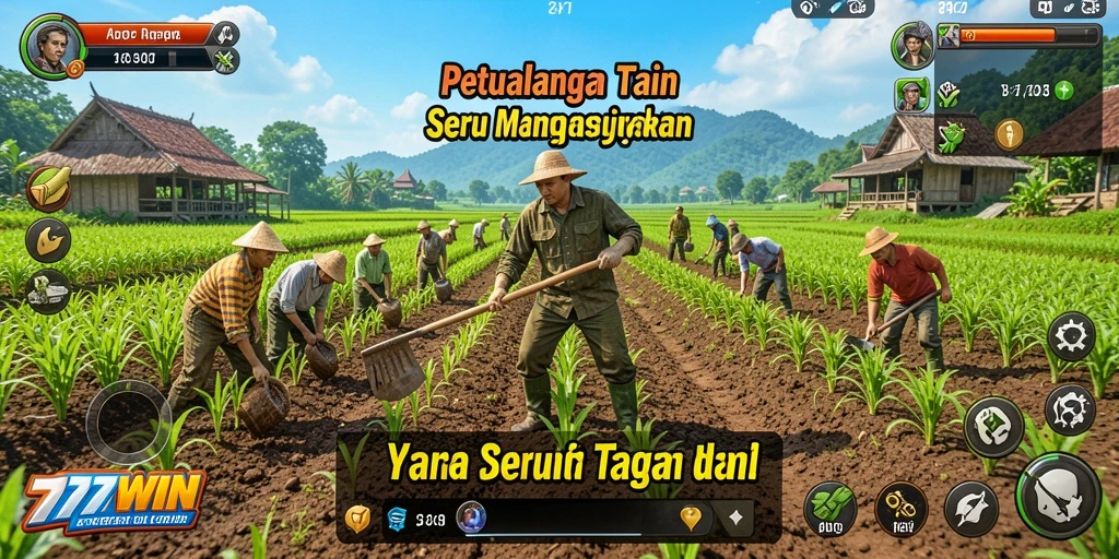 Gameplay seru di 777WIN dengan aktivitas bertani yang menyenangkan.