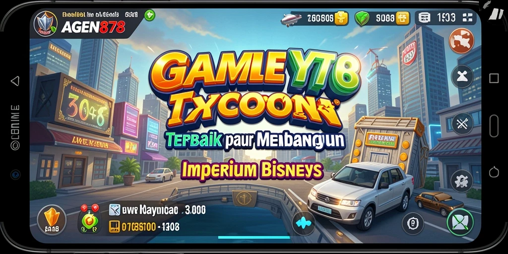 Tampilan gameplay AGEN878 menunjukkan keseruan mengelola bisnis Tycoon.