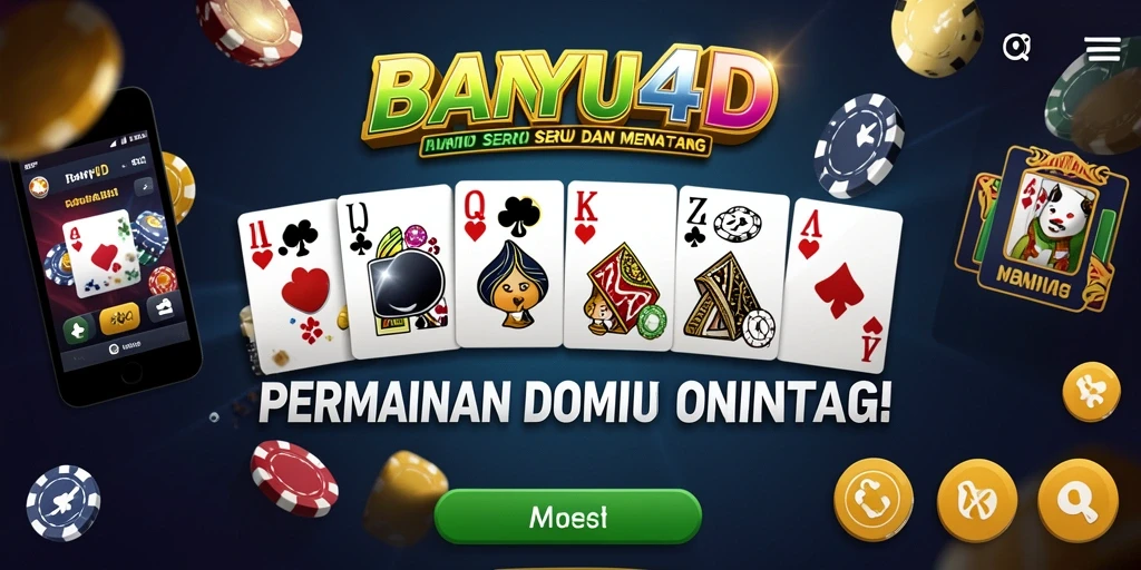 Screenshot gameplay BANYU4D menunjukkan keseruan bermain Domino.