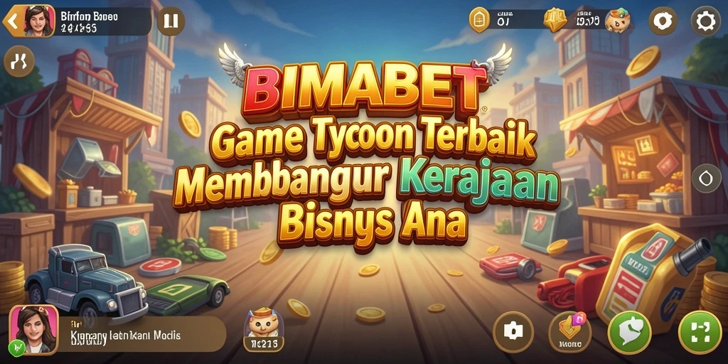 Screenshot gameplay BIMABET menampilkan pengalaman Tycoon yang mendalam.