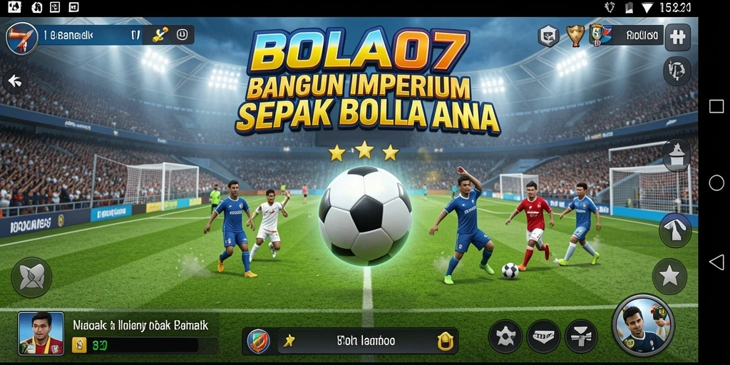 Tampilan gameplay BOLA07 yang menegangkan dan penuh strategi.