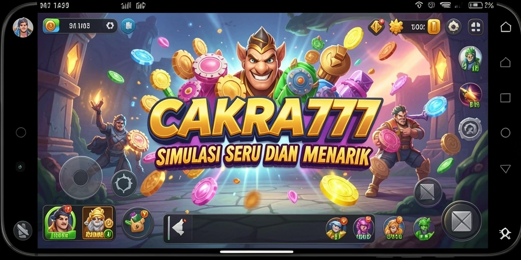 Screenshot utama CAKRA777 menampilkan aksi gameplay Simulation yang menarik.