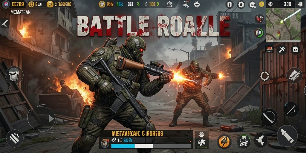 Gameplay seru dan mendebarkan dari EE789 di medan perang.