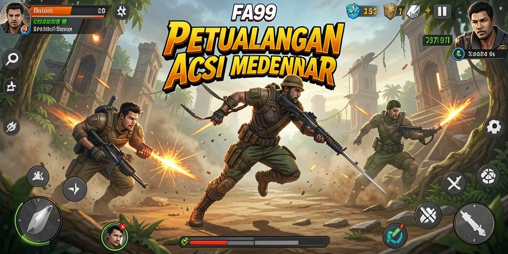 Gameplay menegangkan FA99 dengan aksi yang mendebarkan.