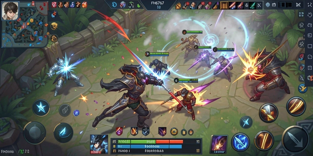 Tampilan gameplay seru dan strategi di FH6767.