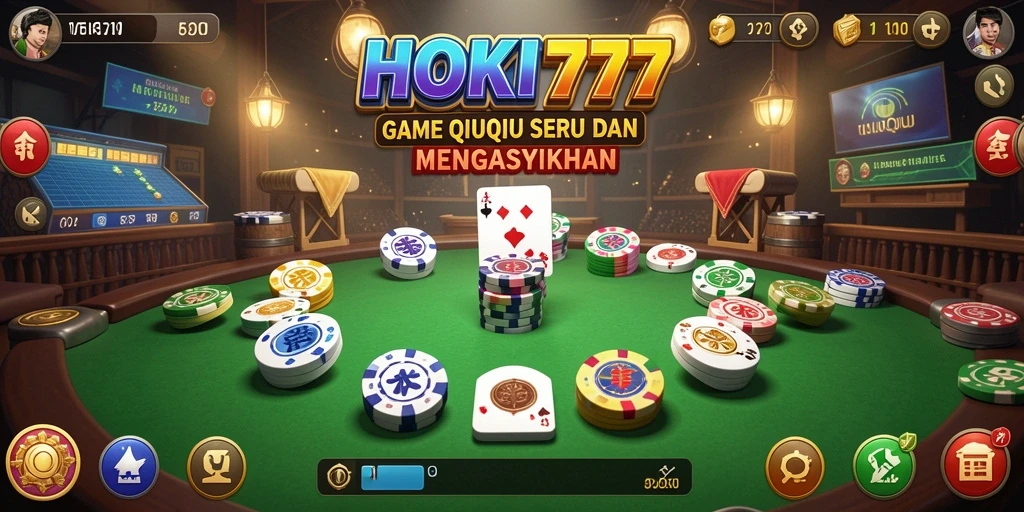 Tampilan gameplay HOKI777 yang menegangkan dalam permainan QiuQiu.