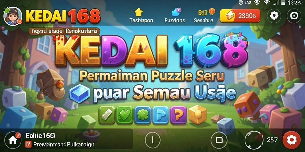 Tampilan gameplay <strong>KEDAI168</strong> yang menarik dan menantang di layar.
