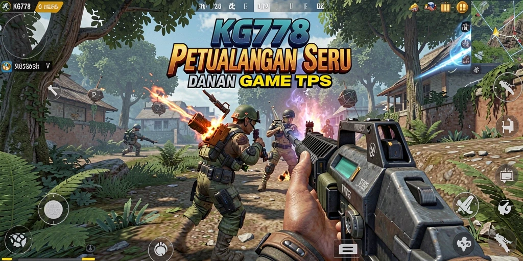 Tampilan gameplay TPS yang mendebarkan dan penuh aksi.