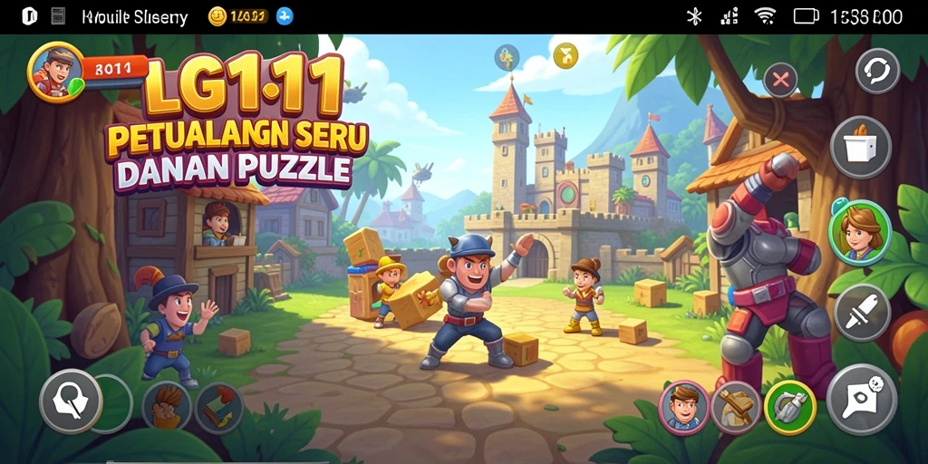 Tampilan gameplay seru dalam LG111 dengan berbagai teka-teki menantang.