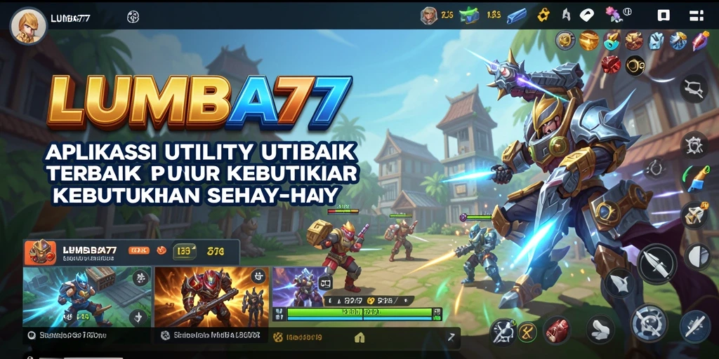 Tampilan antarmuka utama LUMBA77 yang intuitif dan ramah pengguna.