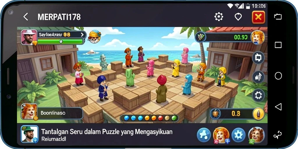 Tampilan utama gameplay MERPATI178 dengan variasi teka-teki menarik.
