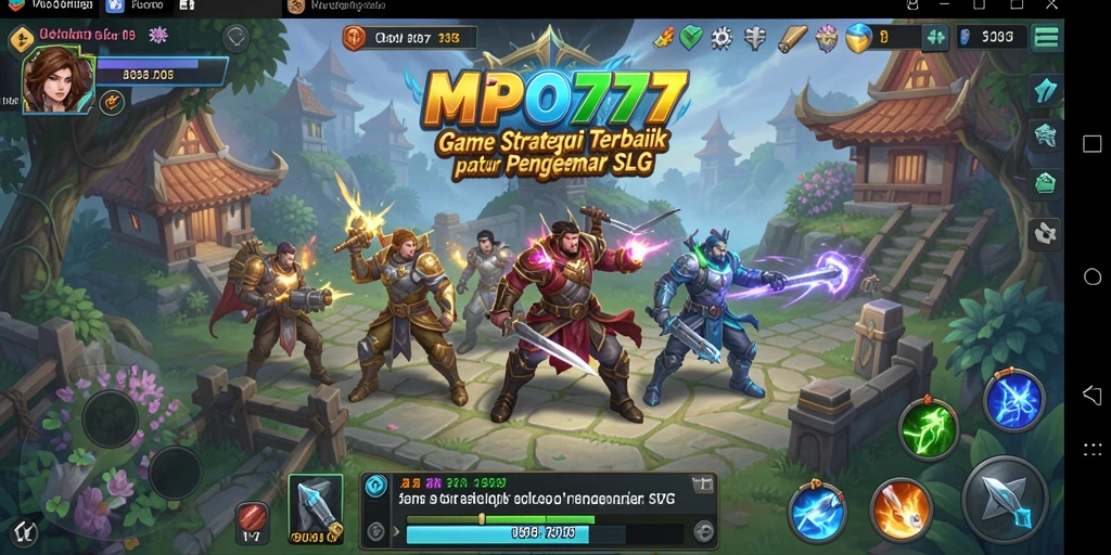 Tampilan gameplay dalam MPO777 yang menarik dan strategis.