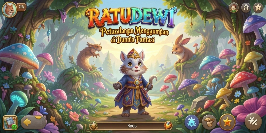 Gameplay menakjubkan dalam RATUDEWI yang penuh petualangan.