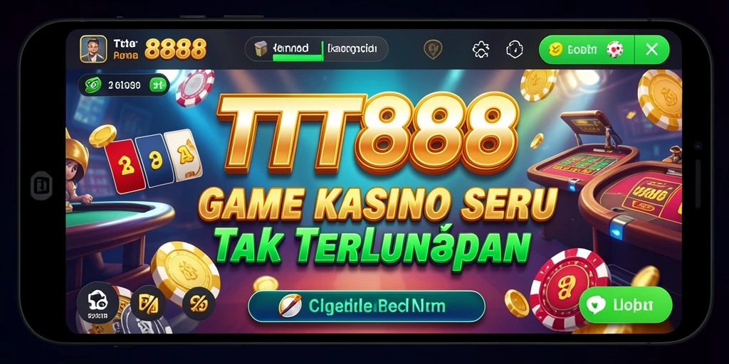 Screenshot TTT888 menampilkan pengalaman bermain Kasino yang mendebarkan.