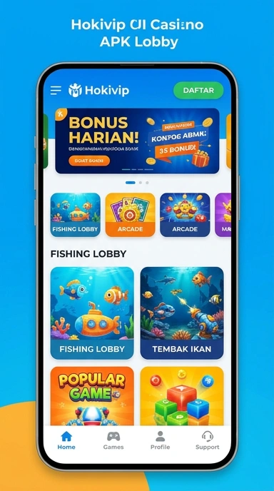 Katalog aplikasi lengkap di hokivip untuk Android.